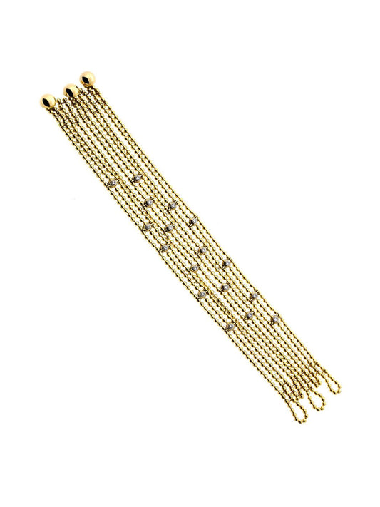 Carthttier Draperie de Decollete Diamond Gold Bracelet
