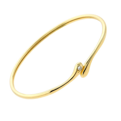 Carthttier Gold Diamond Bangle