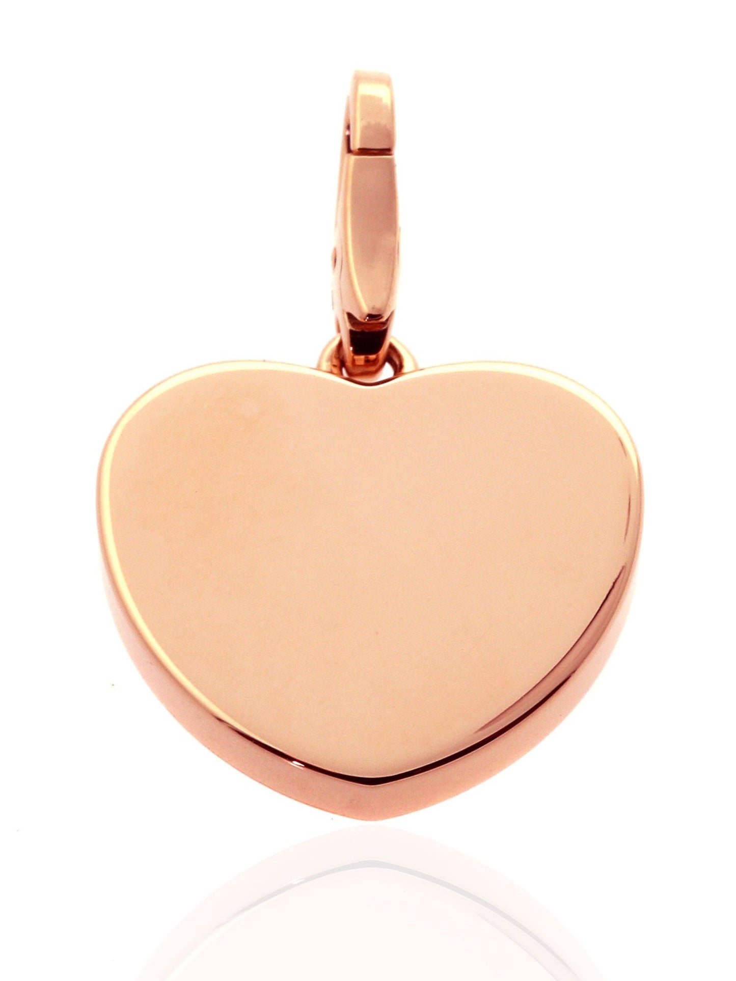Carthttier Heart Labyrinth Charm Pendant Rose Gold