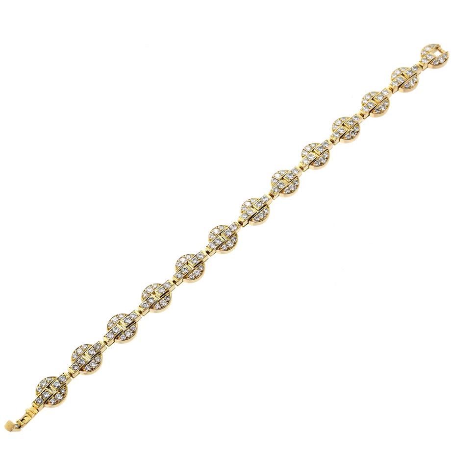 Carthttier Himalia Diamond Gold Bracelet