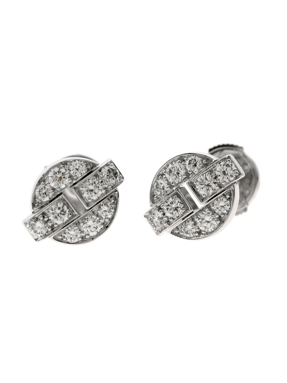 Carthttier Himalia Diamond Gold Earrings