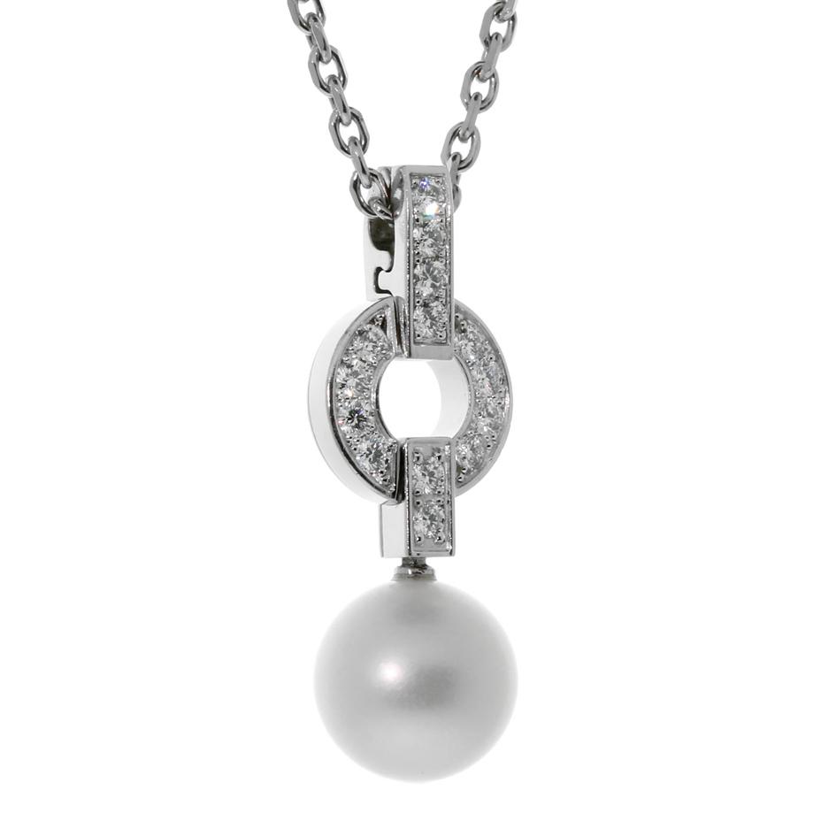 Carthttier Himalia Diamond Pearl Necklace
