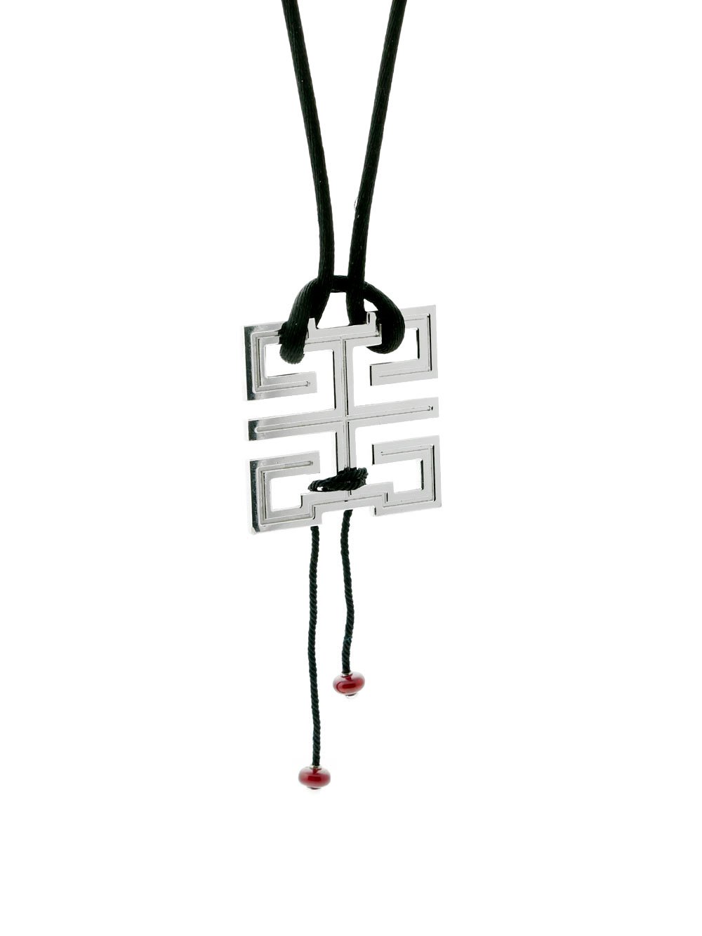 Carthttier Le Baiser du Dragon White Gold Necklace