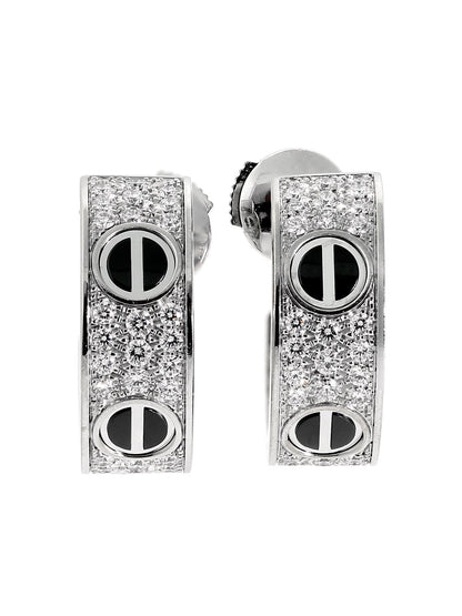 Carthttier Love Diamond Ceramic Earrings