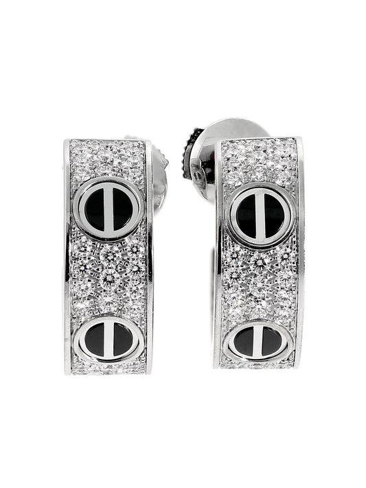 Carthttier Love Diamond Ceramic Earrings