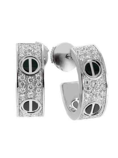 Carthttier Love Diamond Ceramic Earrings