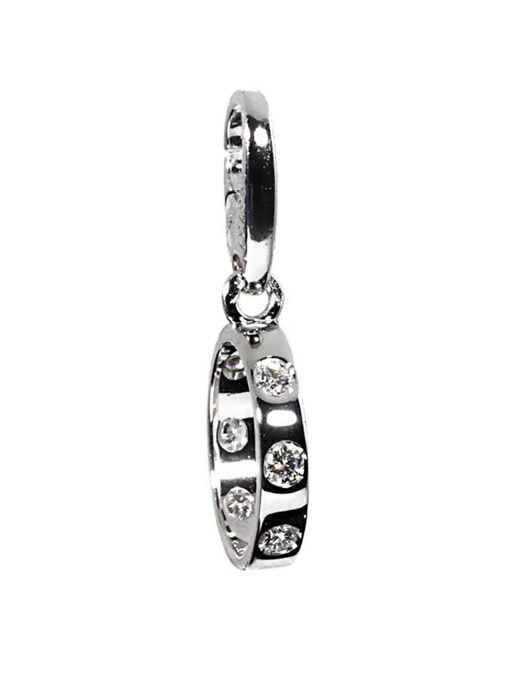 Carthttier Love Diamond White Gold Charm Pendant