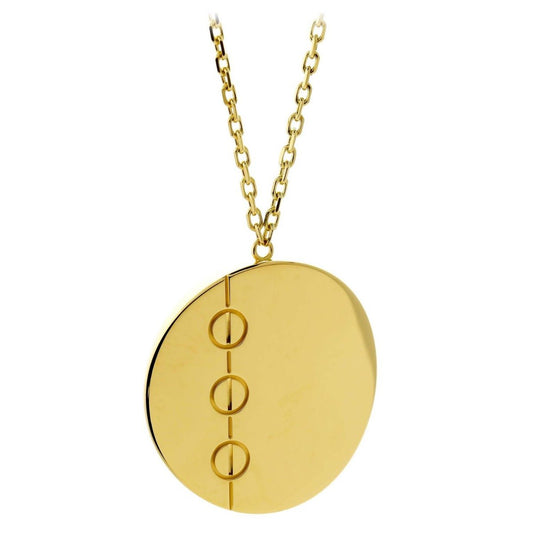 Carthttier Love Jumbo Gold Necklace