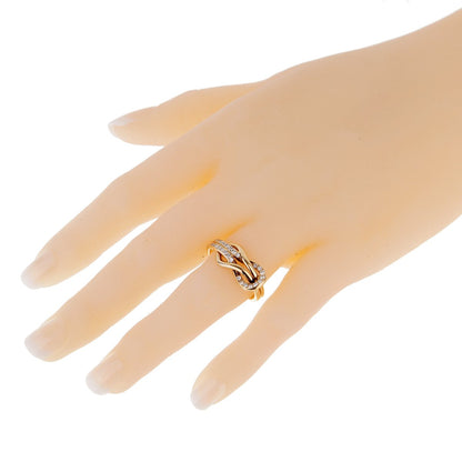 Carthttier Love Knot Diamond Gold Ring