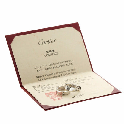 Carthttier Love Six-Diamond White Gold Earrings