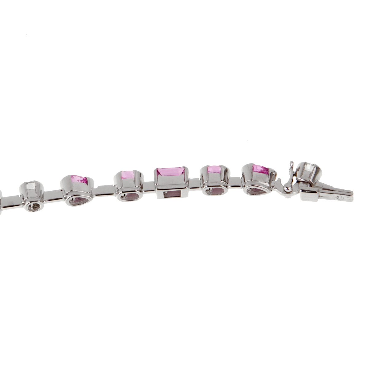 Carthttier Meli Melo Diamond Pink Sapphire Necklace
