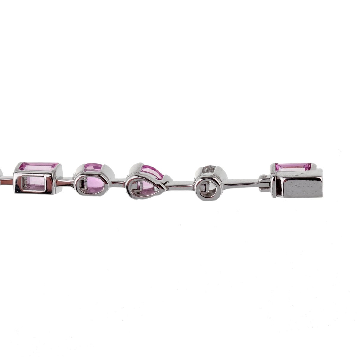 Carthttier Meli Melo Diamond Pink Sapphire Necklace