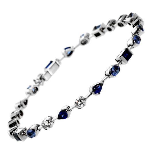 Carthttier Meli Melo Sapphire Diamond Bracelet