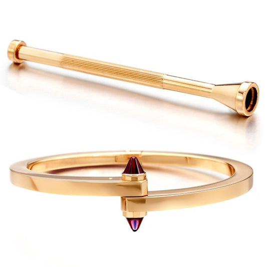 Carthttier Menotte Handcuff Rose Gold Bangle Bracelet