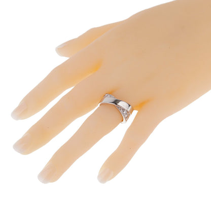 Carthttier Nouvelle Vague Diamond White Gold Crossover Ring