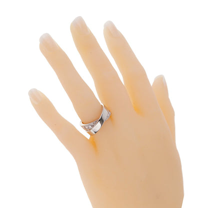 Carthttier Nouvelle Vague Diamond White Gold Crossover Ring