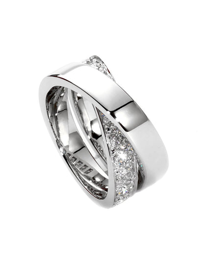 Carthttier Nouvelle Vague Diamond White Gold Ring