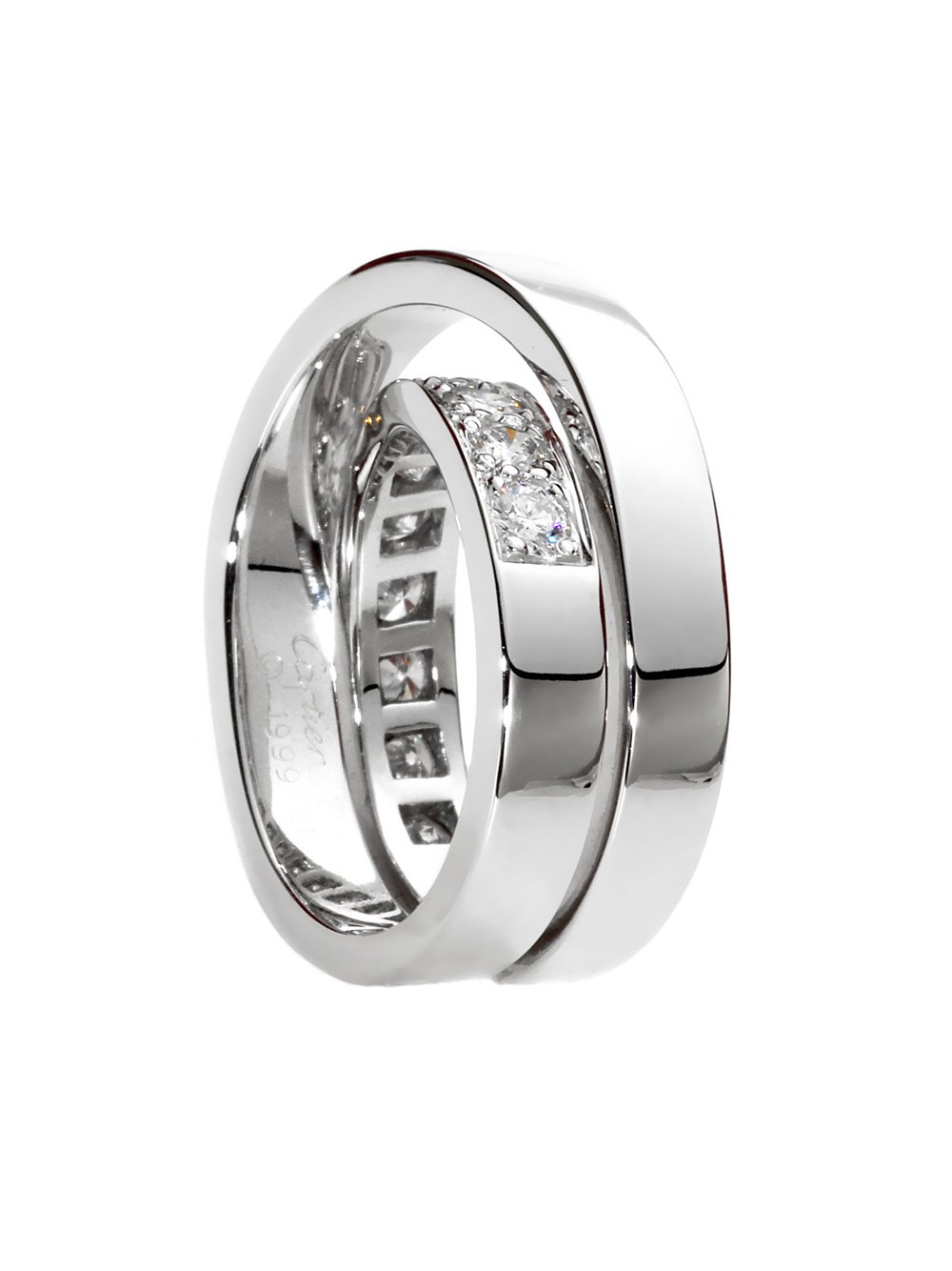 Carthttier Nouvelle Vague Diamond White Gold Ring