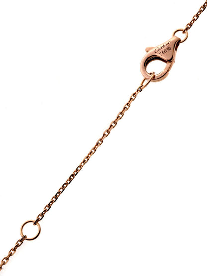 Carthttier Nouvelle Vague Rose Gold Diamond Necklace