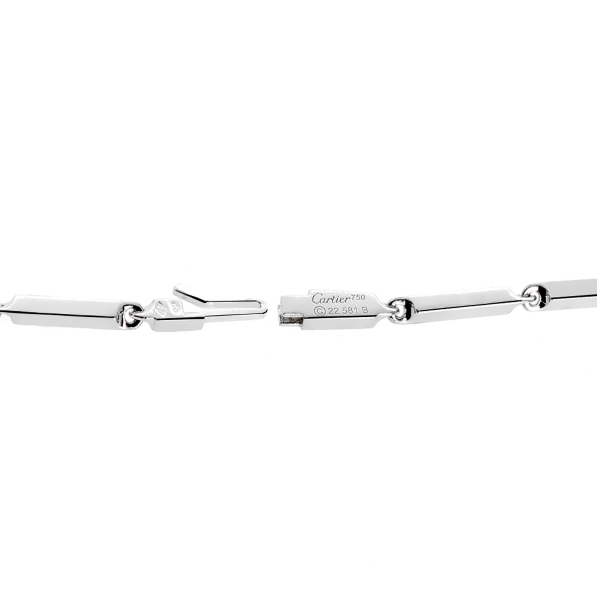 Carthttier Panthere Diamond White Gold Necklace