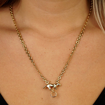 Carthttier Panthere Trinity Gold Necklace