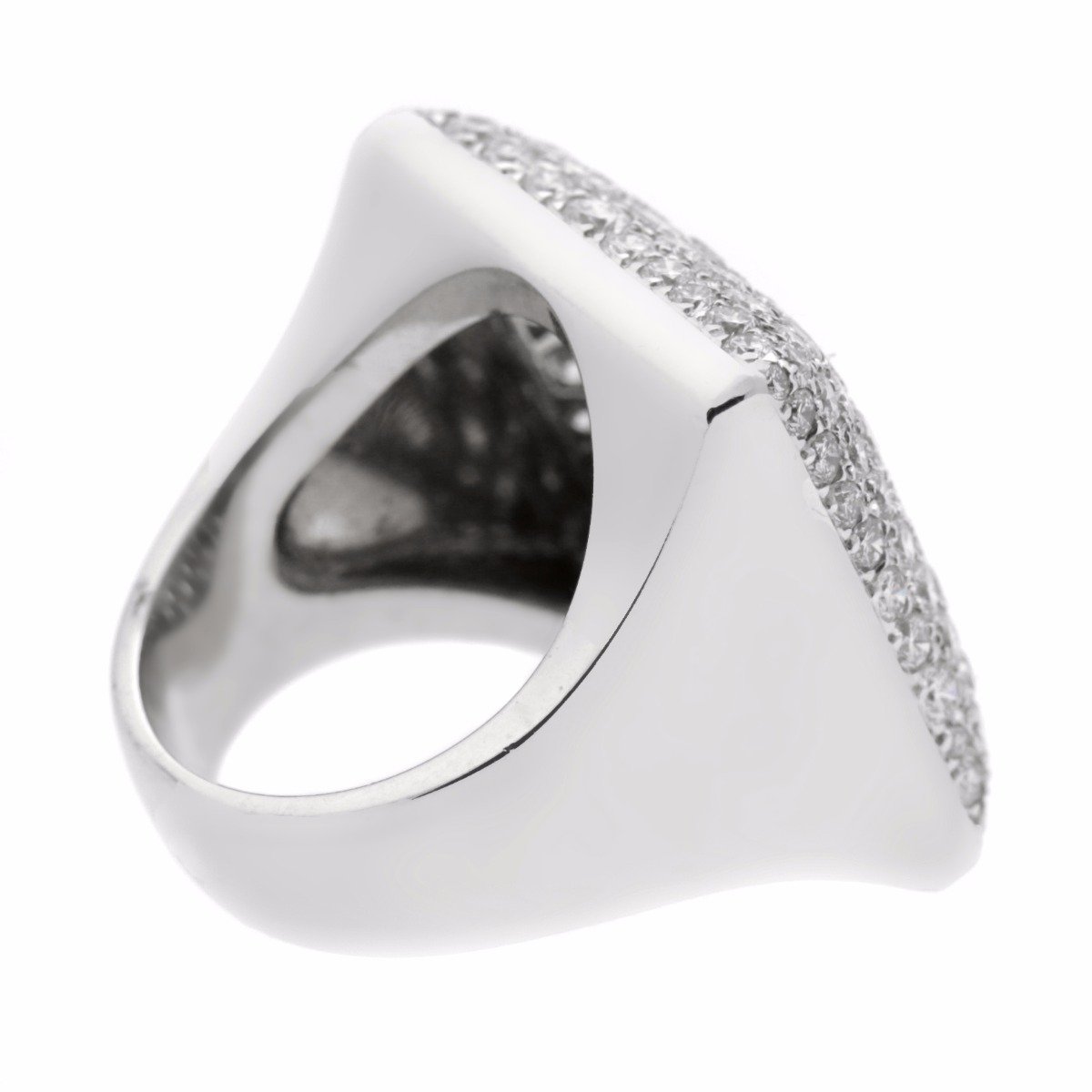 Carthttier Pave Diamond White Gold Ring