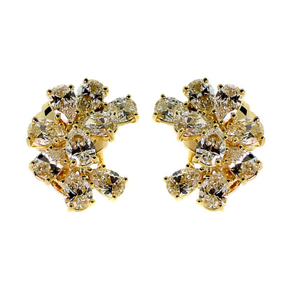Carthttier Pear Shape Diamond Earrings