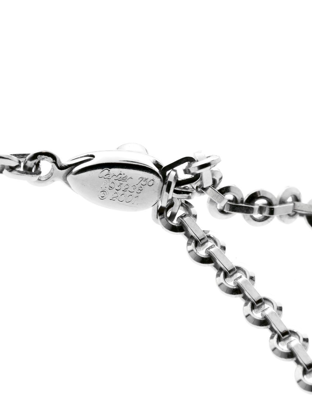 Carthttier Pearl Diamond White Gold Necklace