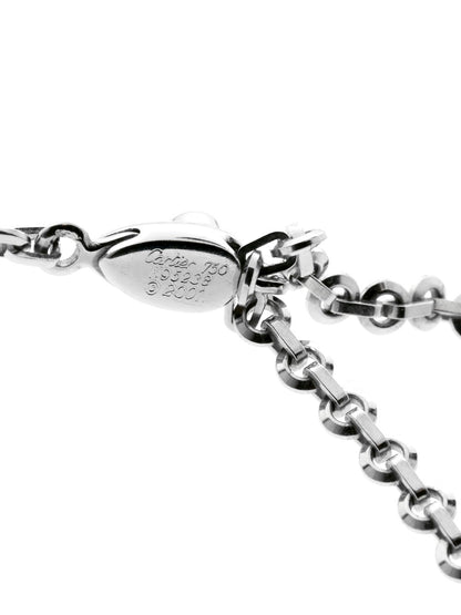 Carthttier Pearl Diamond White Gold Necklace