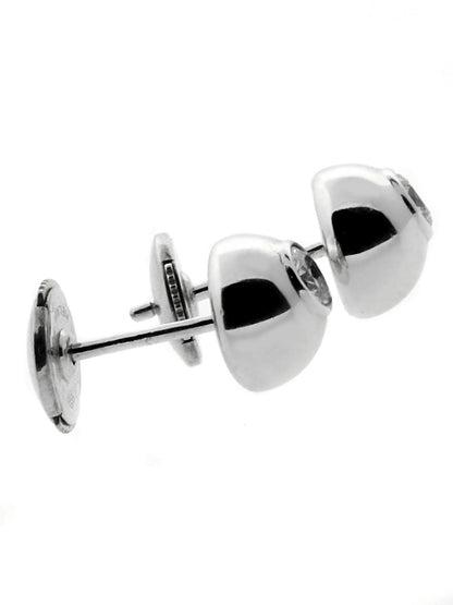 Carthttier Perles de Diamants Diamond Stud Earrings in White Gold