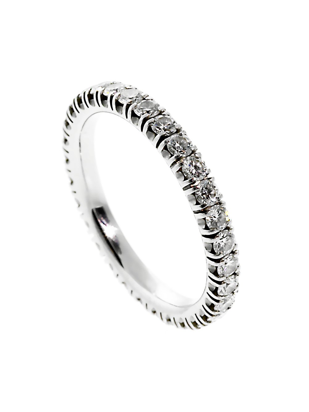 Carthttier Platinum Diamond Eternity Band