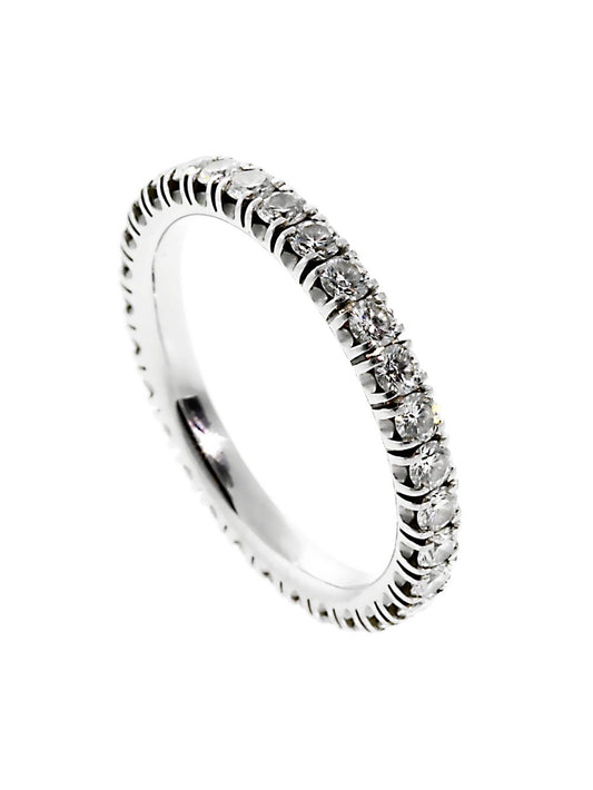 Carthttier Platinum Diamond Eternity Band