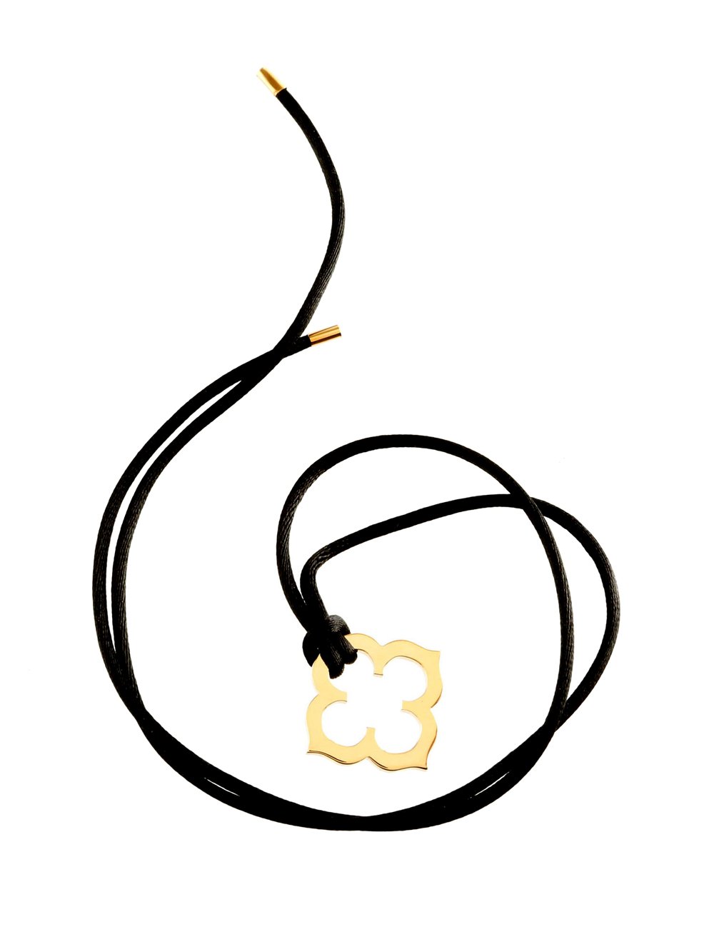 Carthttier Quatrefoil Gold Necklace