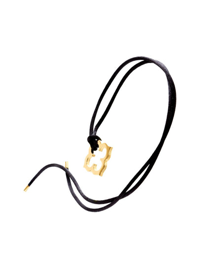 Carthttier Quatrefoil Gold Necklace