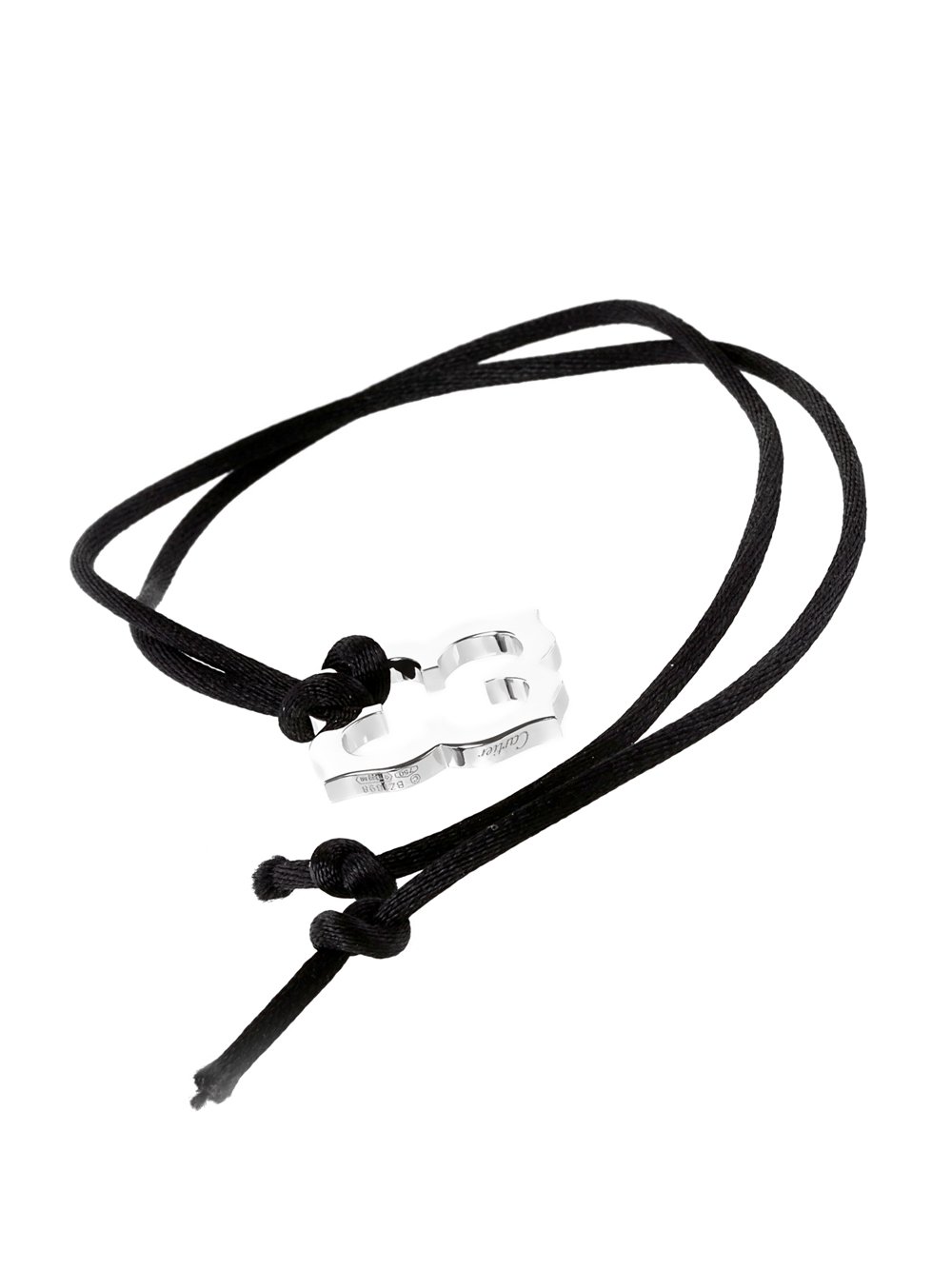 Carthttier Quatrefoil White Gold Necklace