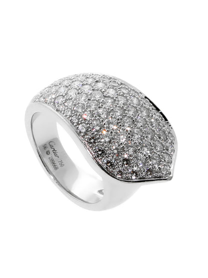 Carthttier Ruban Diamond White Gold Ring