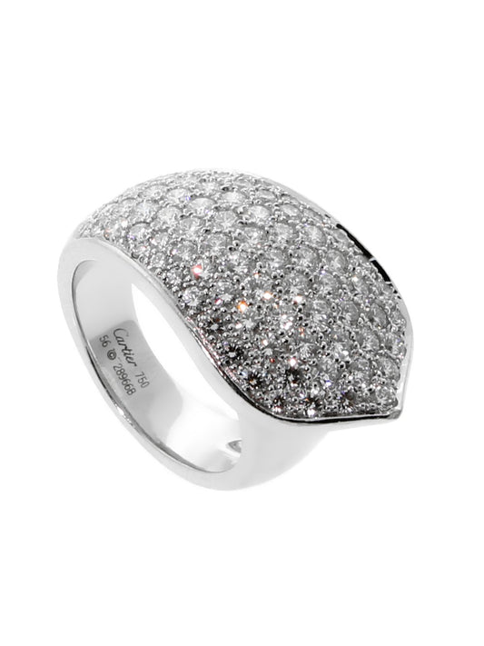 Carthttier Ruban Diamond White Gold Ring