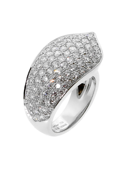 Carthttier Ruban Diamond White Gold Ring