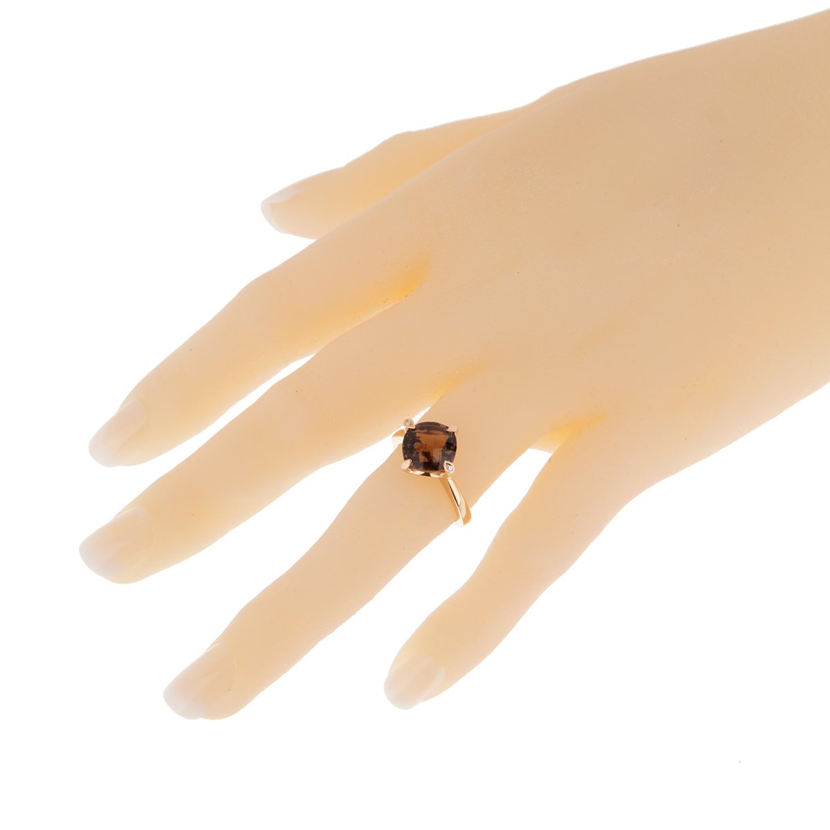 Carthttier Smoky Quartz Diamond Cocktail Ring