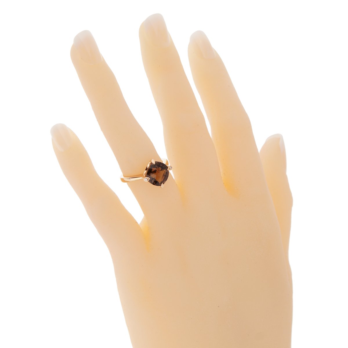 Carthttier Smoky Quartz Diamond Cocktail Ring