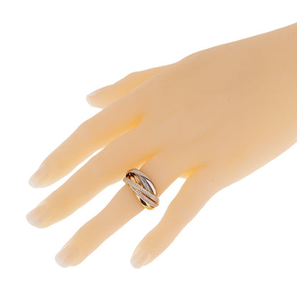 Carthttier Trinity 6 Band Diamond Gold Ring