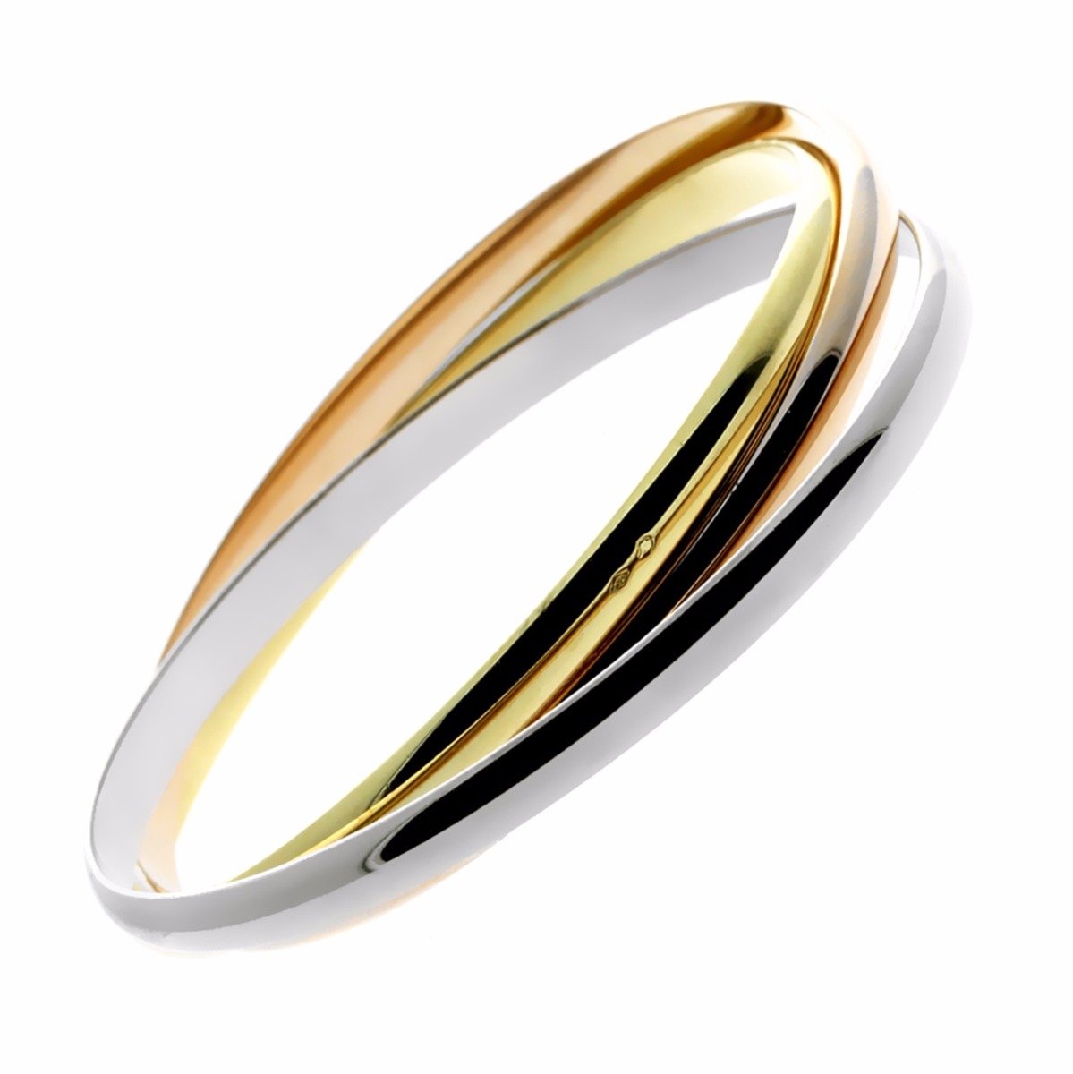 Carthttier Trinity Gold Bangle Bracelet