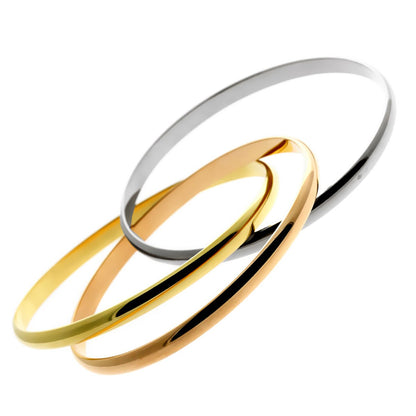 Carthttier Trinity Gold Bangle Bracelet