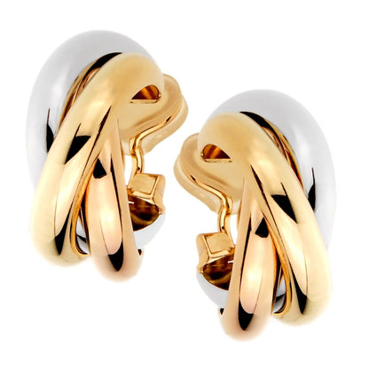Carthttier Trinity Gold Hoop Earrings