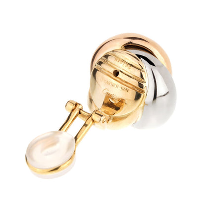 Carthttier Trinity Love Knot Gold Earrings