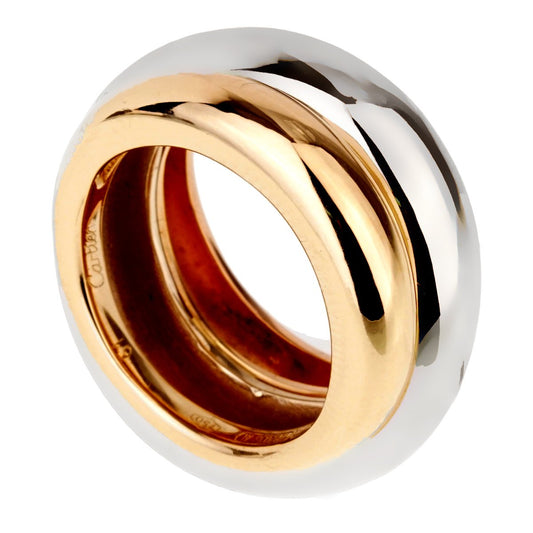 Carthttier Trinity Tri Color Vintage Gold Ring