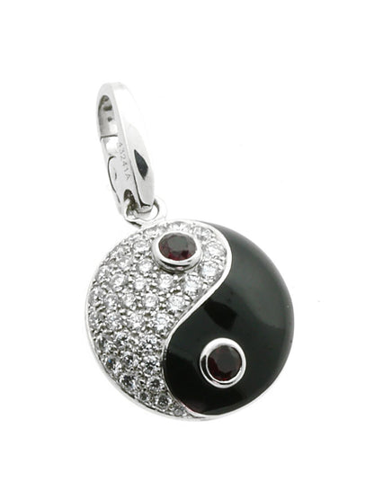 Carthttier Yin Yang Diamond Charm Pendant