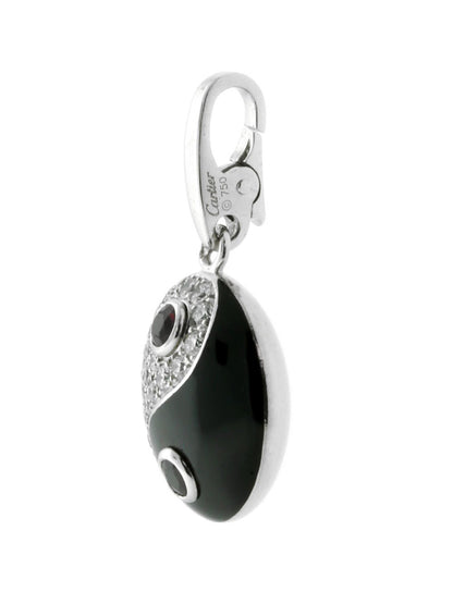 Carthttier Yin Yang Diamond Charm Pendant