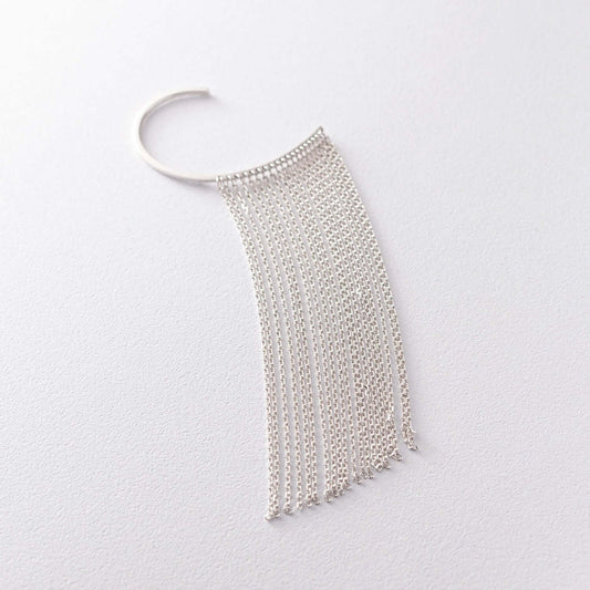 Multi Chain Non-Pierced Ear Cuff Tassel Earring Stylish Party Jewelry