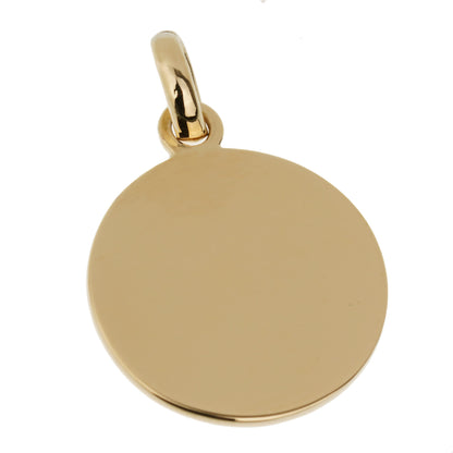 Chathtnel Camellia Diamond Yellow Gold Pendant Necklace